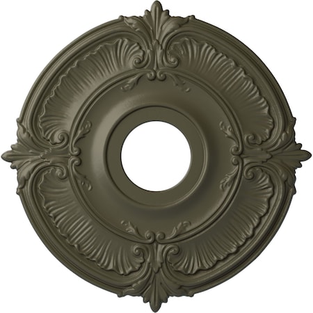 Ekena Millwork Attica Ceiling Medallion (Fits Canopies up to 5"), Hand-Painted Witch Hazel, 18"OD x 4"ID x 5/8"P CM18ATWHF